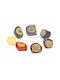 Chakra Halbedelsteine Sanskrit Symbole Set 7