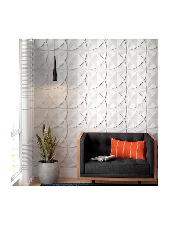 Wanddekoration 3D Wandpaneele PVC Kroon 50x50cm Stück Wa0021-pcs