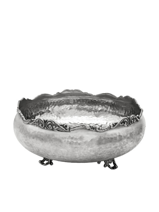 Bol Argintiu 14x14x6,5cm Mpo00346