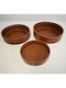Dekoratives Set 3Stücke Jcg 423 Φ20,φ27,φ38cm Keramik Teller