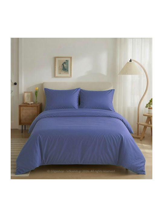 Casa Colori Duvet Cover Double 100% Cotton 200x...