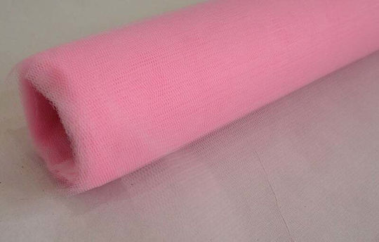 Rollo Tüll 90cm x 20m Rosa