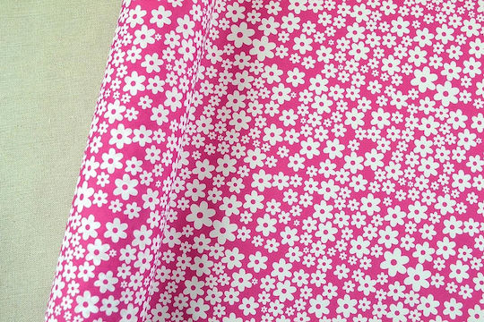 Stoff Mikrofiber Margo Fuchsie 45 cm x 5 m