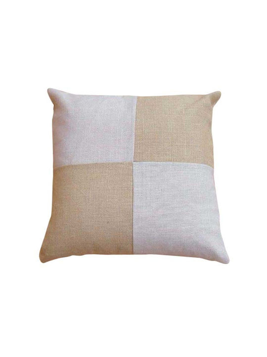 JGS S.A. Decorative Pillow Case Se-982 Cushion-030 Beige White July 45x45cm