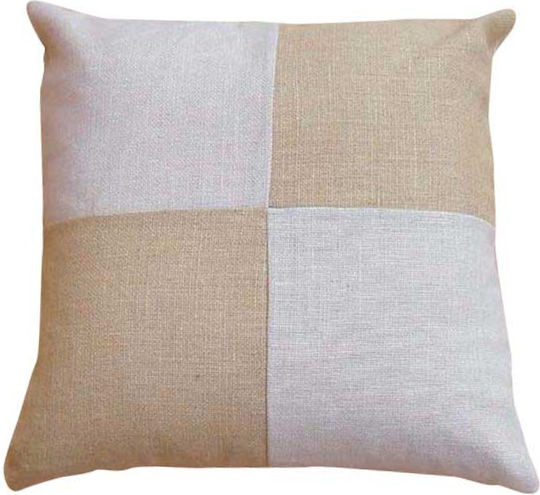 JGS S.A. Decorative Pillow Case Se-982 Cushion-030 Beige White July 45x45cm