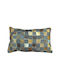 JGS S.A. Decorate Pillow Case Phantom Cushion-034b Black Brown Italian Brazilian Leather 30x50cm