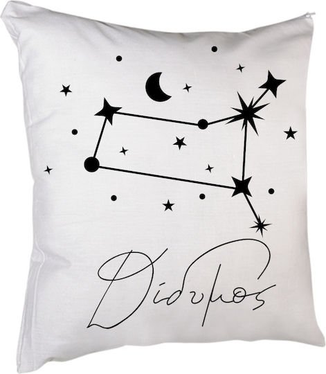 Valentine's Day Zodiac Gemini Throw Pillar 40 x 40 cm Filling