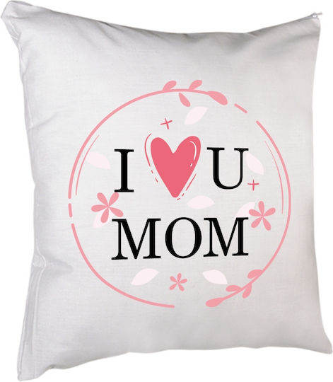 Bestsub Mammy Throw Pillow I Love U Mom 40 X 40 Cm Filling