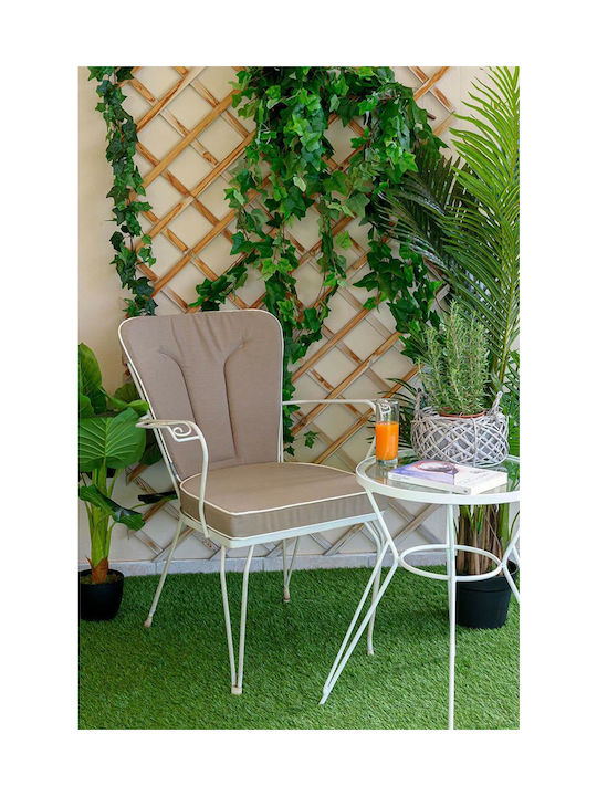 Fer-Forge Be Comfy Mocca 606 Chair Cushion Seat 45 X 44 X 5