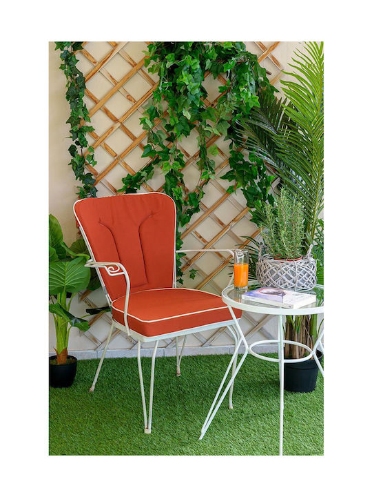 Fer-Forge Be Comfy Titian 607 Chair Cushion Ceramic Seat 45 X 44 X 5