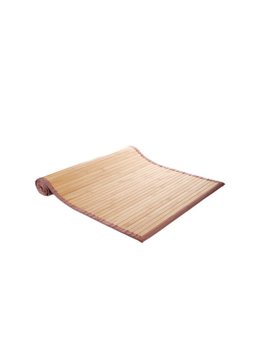 Bamboo Bath Mat 240cm 240x52x0cm Beige Gtr
