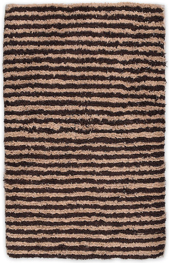 Ταπέτο Μπάνιου 50x80cm Ottoalmas Stripe Καφέ