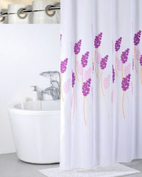Shower Curtain Lavender Eyelets 180x200 Ek Shower Curtain Lavender Eyelets 180x200 Ek