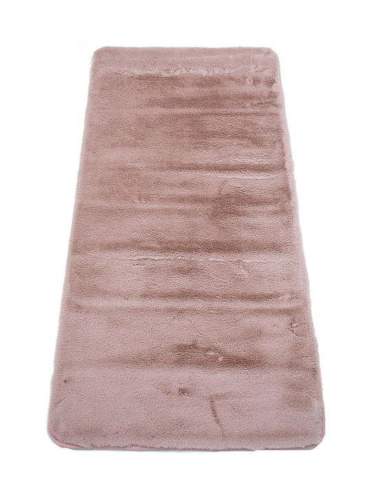 Σετ Χαλιά Κρεβατοκάμαρας 3τμχ Super Fluffy Pink...