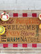 Amo La Casa Doormat Natural Letters Multicolour 40x60 Cm