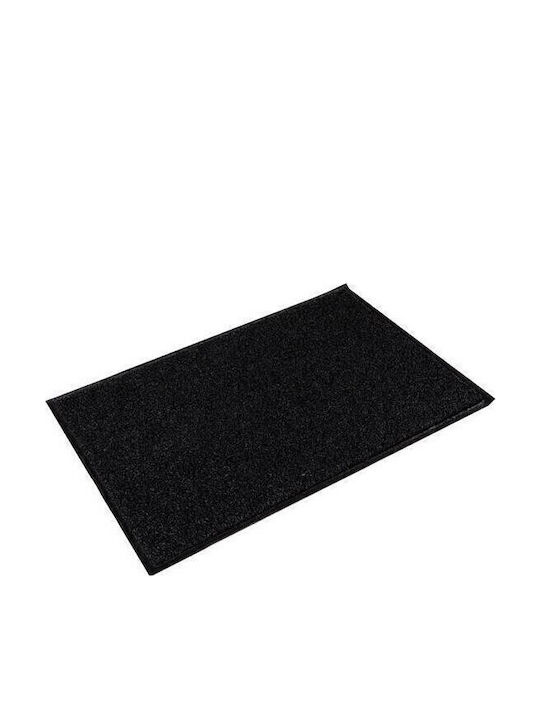 New Plan 15mm 90x120 Black Doormat PVC Pvc90120b