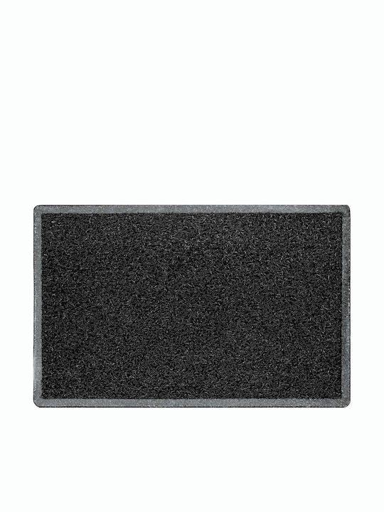 Πατάκι Εξώπορτας 40x60 Luxor Black 12mm