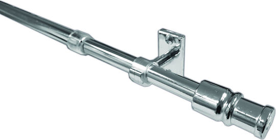Vorhangstangen Central Home Florida Ausziehbar F12mm 55/85cm Chrom