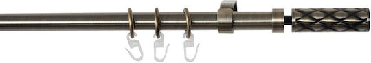 Vorhangstangen Homefit Venice Ausziehbare Φ16/19mm 160/300cm Bronze