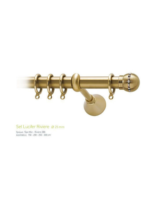Curtain Pole Viometale Set Lucifer Riviere Φ25 ...