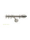Curtain Pole Viometale Set Joker Φ25 Matte Nickel 160cm Single Set 160 cm