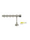 Vorhangstangen Import Φ25 Serie G Tapa Nikel Matt Import Hellas Einzeln-160cm