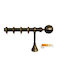 Vorhangstange Import Φ25 Serie A Nr.5 Oxydet Import Hellas Einzeln-160cm
