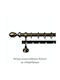 Vorhangstangen Import Φ25 Serie Γ Nr.3 Οξυντέ Import Hellas Doppel–Innen–Eisenbahn–140cm