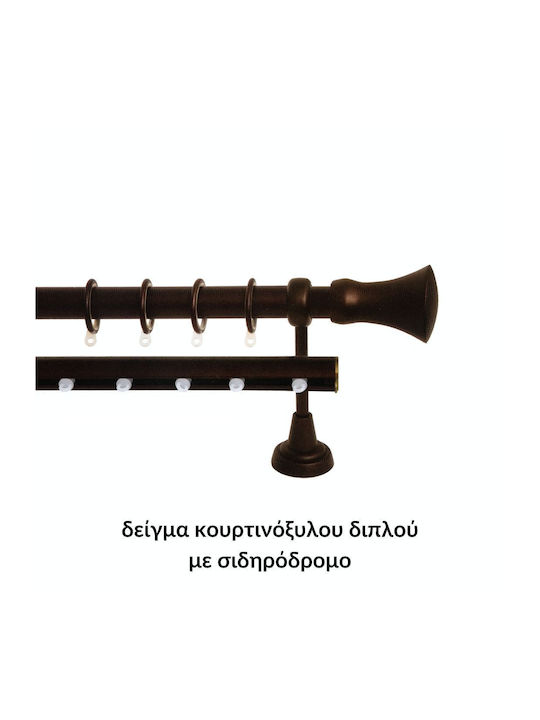 Curtain Pole Import Φ25 Hammered Rust No.8 Impo...