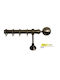 Kουρτινόξυλο Import Φ25 Seria G No 5 Oxidat Import Hellas Single 160cm