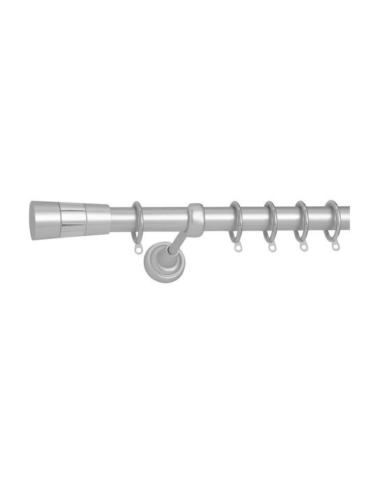 Metallic Extendable Curtain Poles Ø25 140-250cm...