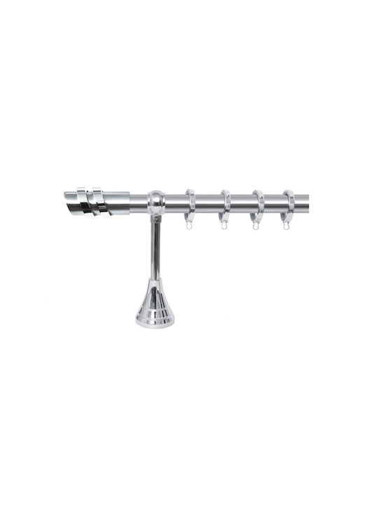 Κουρτινόξυλο Σταθερό Φ25 Inox No4 160cm