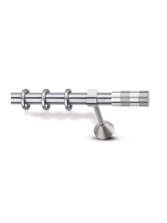 Metallische Vorhangstange F25 Enis A4 Mattnicke...