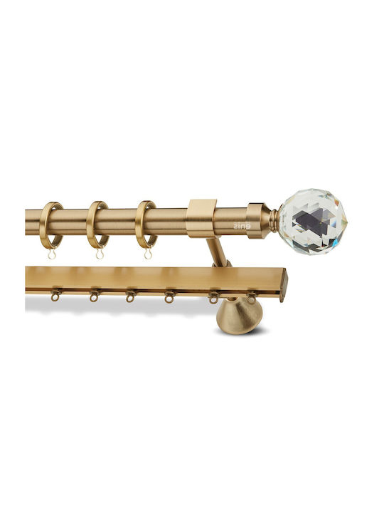 Enis Olympus Mount Metal Curtain Pole 25mm Matt...