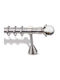 Metallic Curtain Pole F35 Enis Crystal Plate Nickel Matte 160cm
