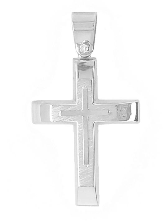 Dio Jewellery Lab Ανδρικός Σταυρός από Ασήμι χω...