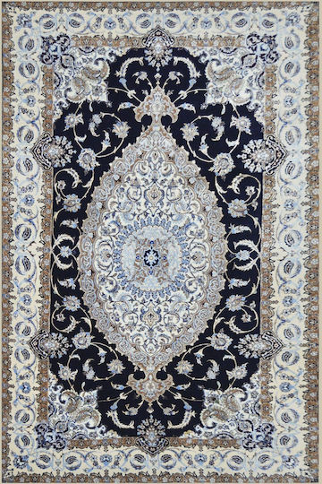 Handmade Nain Persian Living Room Rug 135x213cm