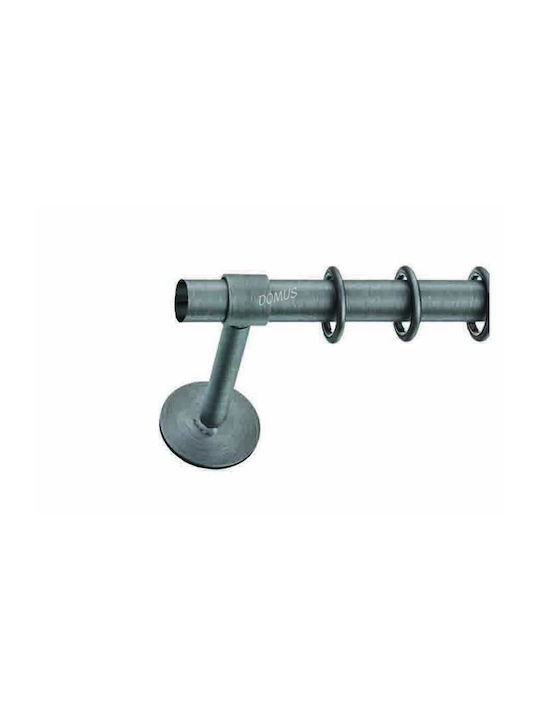 Domus Curtain Pole 160cm Industrial Single Rod Set Without End Caps P16-4513-1-59