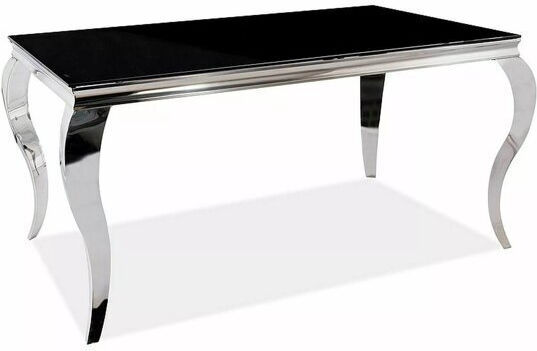 Detroit 323 Τραπεζαρίας Ασημί, Μαύρο 150x90x75εκ. Detroit 323 Τραπεζαρίας Ασημί, Μαύρο 150x90x75εκ.
