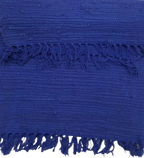 Patchwork Cotton 60x120 Natural Home Blue Living Room Rug