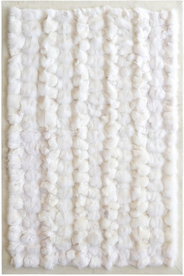 Χαλί Luxury White Fur Carpet Λευκή Γούνα Διάσταση 230x160cm Casa Vogue