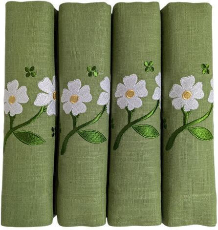Nakas Concept Șervețel Set 4buc Alb 50x50cm