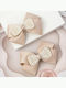 TakTakBaby TakTakBaby Kids Hair Clips Set with Sparkling Pearls and Rubber Band Multicolour Bow 2 Pieces