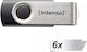 Intenso Basic Line 32GB USB 2.0 Stick Κίτρινο