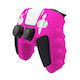 Protective Silicone Case Sony PS5 Splicing Color Gamepad Without Covers Pink Black