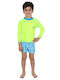 Waves Kinder Badebekleidung-Set Gelb
