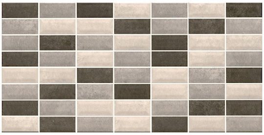 Piesă Ceramică Benelux Decor Gri Mozaic 30x60