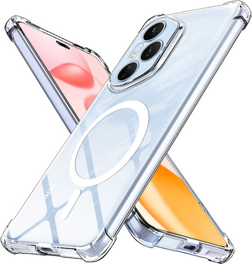 Techsuit Umschlag Rückseite Silikon Transparent (Honor 400 Pro)