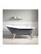 Cadă De Baie Acrilică Freestanding Retro Icsh 1784 Gri 163x70cm