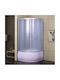 Cabinet Duș Cada De Baie 90x90x200h Mat 270fs